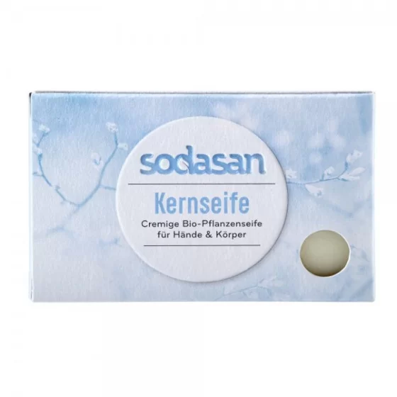 Sapun solid fin pentru ingrijirea pielii sensitiv Sodasan 100 g
